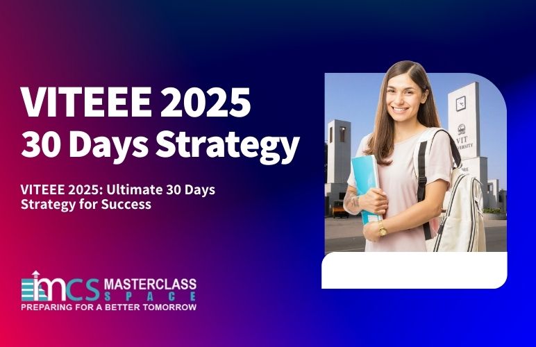 VITEEE 2025 30 Days Strategy